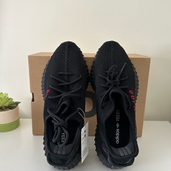 Yeezy Boost 350 V2 CP9652 ‘Bred’ Men’s Size 11 - Picture 6 of 11